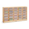 Jonti-Craft 25 Tub Mobile Storage - with Clear Tubs