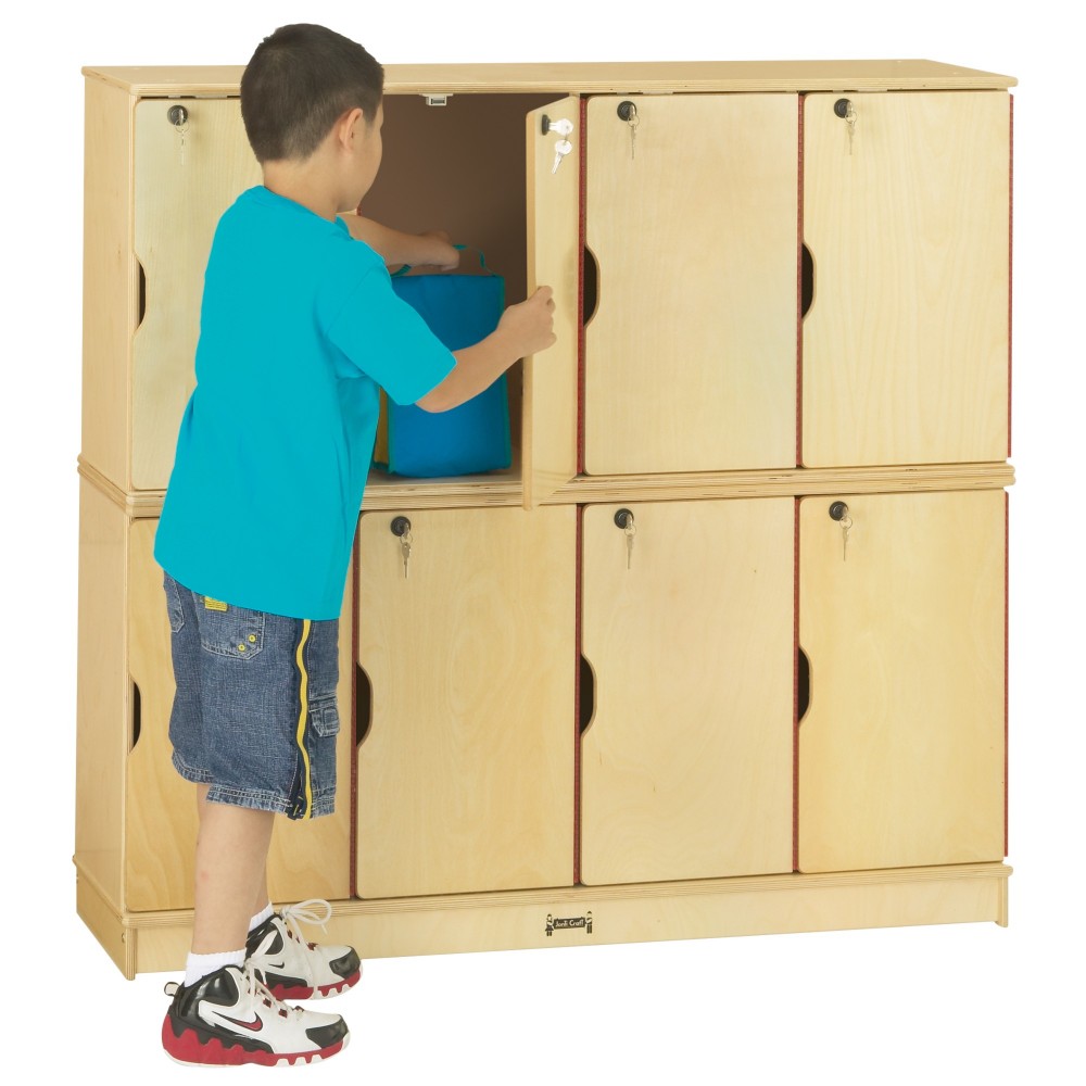Jonti-Craft Stacking Lockable Lockers - Double Stack