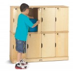 Jonti-Craft Stacking Lockable Lockers - Double Stack