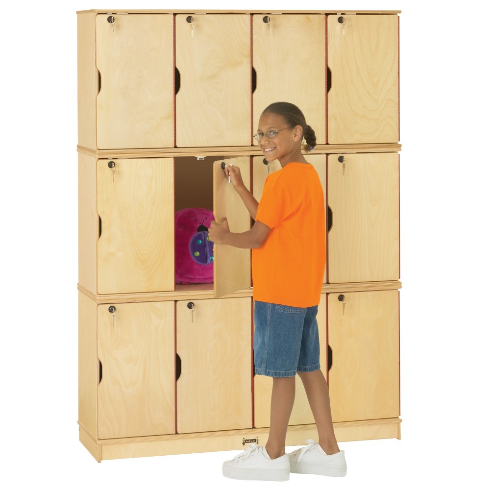 Jonti-Craft Stacking Lockable Lockers - Triple Stack