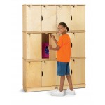 Jonti-Craft Stacking Lockable Lockers - Triple Stack