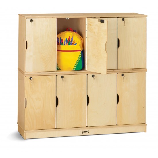 Jonti-Craft Stacking Lockable Lockers - Triple Stack