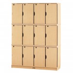 MapleWave Stacking Lockable Lockers - Triple Stack