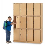 MapleWave Stacking Lockable Lockers - Triple Stack