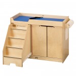 Jonti-Craft Changing Table - with Stairs - Left