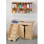 Jonti-Craft Changing Table - with Stairs Combo - Left