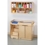 Jonti-Craft Changing Table - with Stairs Combo - Left