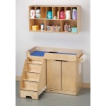 Jonti-Craft Changing Table - with Stairs Combo - Left