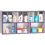 Rainbow Accents Diaper Organizer - Purple