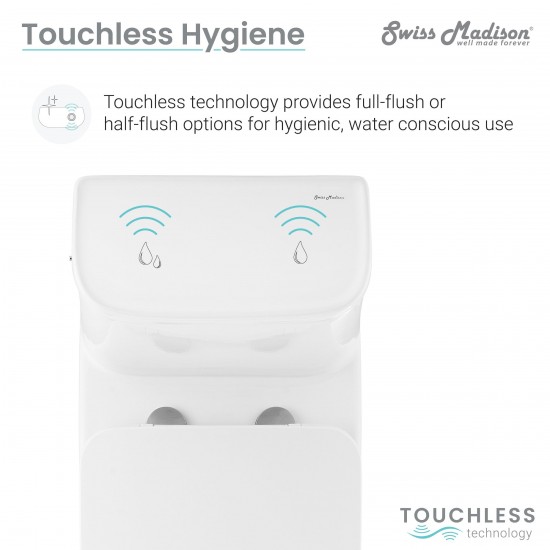 Swiss Madison Avancer One Piece Touchless Toilet