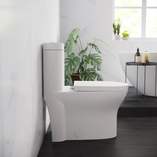 Monaco One-Piece Elongated Toilet Dual-Flush 1.1/1.6 gpf