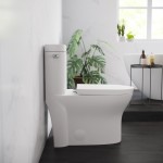 Monaco One-Piece Elongated Left Side Flush Handle Toilet 1.28 gpf