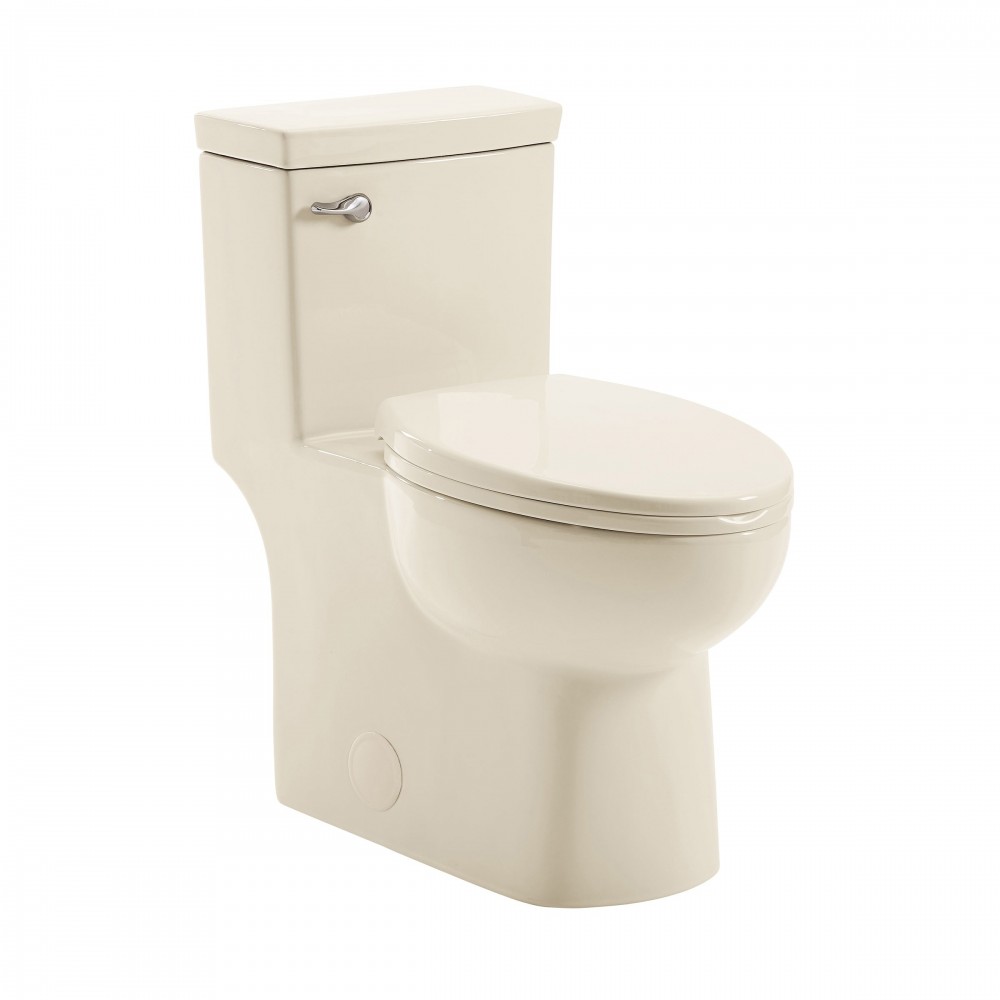 Classe One Piece Toilet with Front Flush Handle 1.28 gpf in Bisque