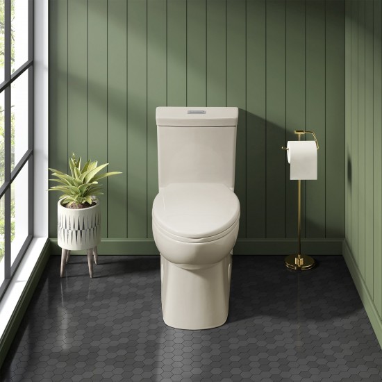 Classe One Piece Toilet Dual Flush 1.1/1.6 gpf in Bisque