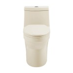 Virage One Piece Elongated Dual Flush Toilet 1.1/1.6 gpf in Bisque