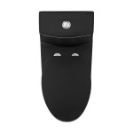 Virage One-Piece Elongated Toilet Vortex Dual-Flush 1.1/1.6 gpf, Matte Black