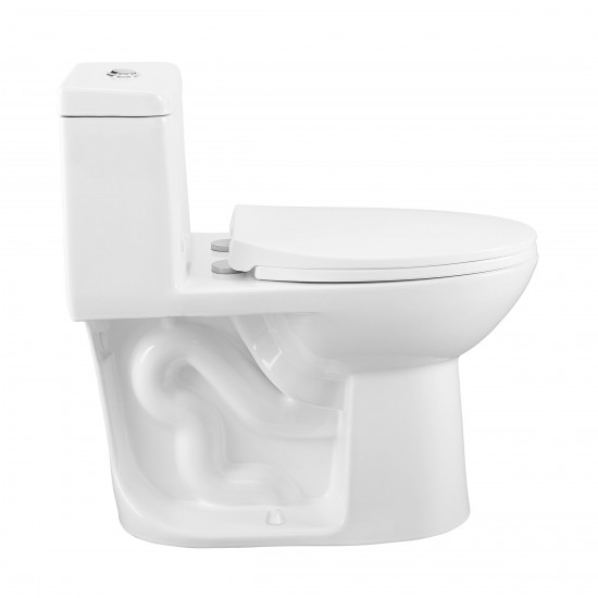 Avallon One-Piece Elongated Dual Flush-Toilet 1.1/1.6 gpf