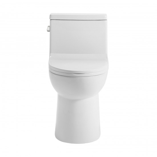 Daxton One-Piece Elongated Left Side Flush Toilet 1.28 gpf
