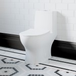 Swiss Madison Ivy One-Piece Toilet, 10" Rough-in 1.1/1.6 gpf