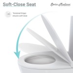 Swiss Madison Ivy One-Piece Toilet, 10" Rough-in 1.1/1.6 gpf