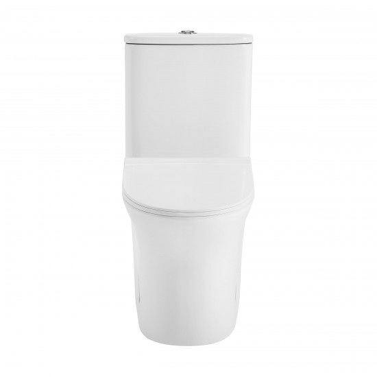 Swiss Madison Cascade One-Piece Toilet Dual-Flush 0.8/1.28 gpf
