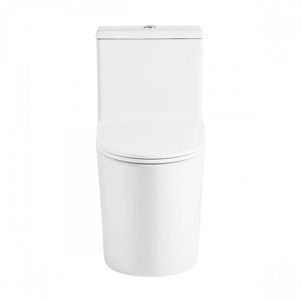 Dreux High Efficiency OnePiece Elongated Toilet, 0.8GPF Water Saving