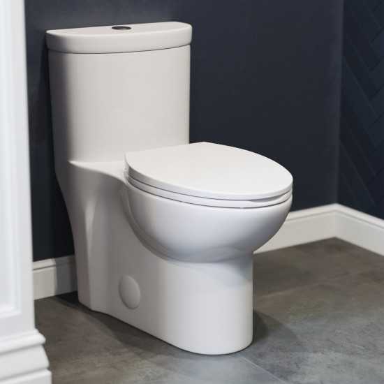 Sublime One-Piece Elongated Toilet Dual-Flush 1.1/1.6 gpf