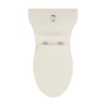 Sublime One-Piece Elongated Dual-Flush Toilet in Bisque 1.1/1.6 gpf