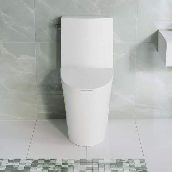 St. Tropez One-Piece Elongated Toilet Side Flush 1.28 gpf