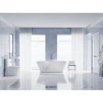 St. Tropez One-Piece Elongated Toilet Vortex Dual-Flush, Matte White 1.1/1.6 gpf