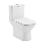 Carré One-Piece Elongated Toilet Dual-Flush 1.1/1.6 gpf with 10" Rough-In