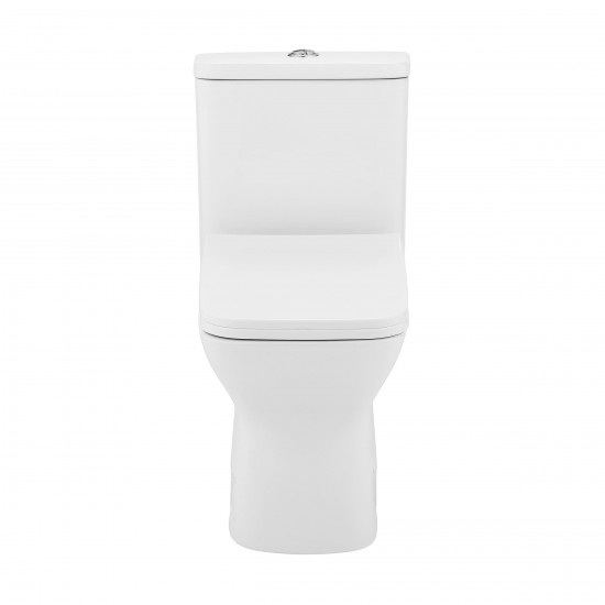 Carré One-Piece Elongated Toilet Dual-Flush 1.1/1.6 gpf with 10" Rough-In