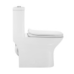 Carré One-Piece Elongated Toilet Dual-Flush 1.1/1.6 gpf with 10" Rough-In