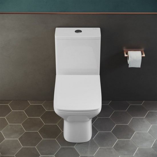 Carré One-Piece Elongated Toilet Dual-Flush 1.1/1.6 gpf with 10" Rough-In