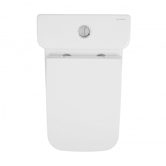 Carré One-Piece Elongated Toilet Dual-Flush 1.1/1.6 gpf with 10" Rough-In