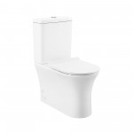 Calice Two-Piece Elongated Rear Outlet Toilet Dual-Flush 1.1/1.6 gpf