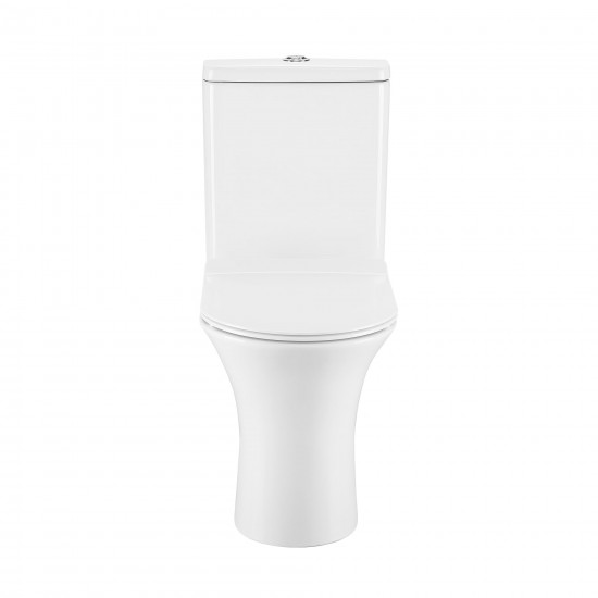 Calice Two-Piece Elongated Rear Outlet Toilet Dual-Flush 1.1/1.6 gpf