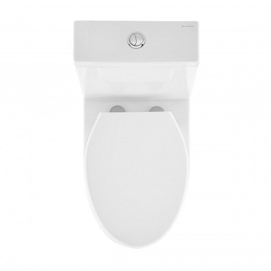 Cache Two-Piece Elongated Toilet Dual-Flush 1.1/1.6 gpf