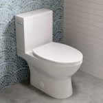 Caché Two-Piece Elongated Toilet Left Side Flush Handle Toilet 1.28 gpf