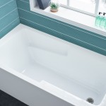 Voltaire 54" X 30" Left-Hand Drain Alcove Bathtub with Apron