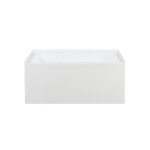 Voltaire 48" X 32" Left-Hand Drain Alcove Bathtub with Apron