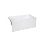 Voltaire 48" X 32" Left-Hand Drain Alcove Bathtub with Apron