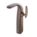 Chateau Single Hole, Single-Handle, High Arc Bathroom Faucet, Oil Rubbed Bronze