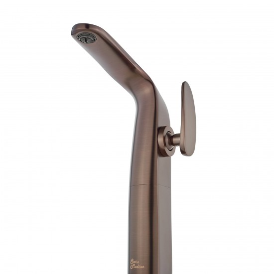 Chateau Single Hole, Single-Handle, High Arc Bathroom Faucet, Oil Rubbed Bronze