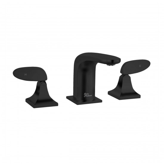 Chateau 8 in. Widespread, 2-Handle, Bathroom Faucet in Matte Black