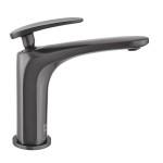 Sublime Single Hole, Single-Handle, Bathroom Faucet in Gunmetal Grey