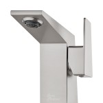 Carre Single Hole, Single-Handle, Bathroom Faucet in Brushed Nickel