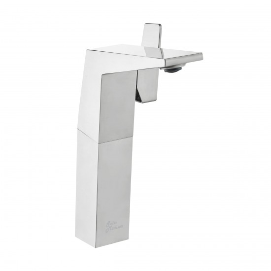 Carre Single Hole, Single-Handle, High Arc Bathroom Faucet in Chrome