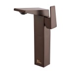 Carre Single Hole, Single-Handle, High Arc Bathroom Faucet in Oil Rubbed Bronze