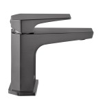 Voltaire Single Hole, Single-Handle, Bathroom Faucet in Gunmetal Grey